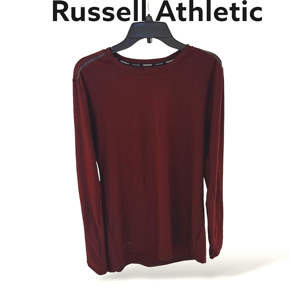 Russel Athletic Long Sleeve Moisture Wick Shirt Training fit Medium